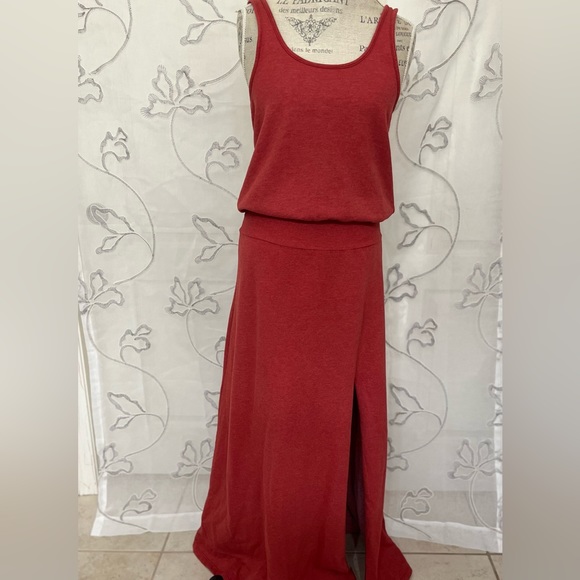 Cooperative Dresses & Skirts - Harvest orange soft sleeveless floor length dress